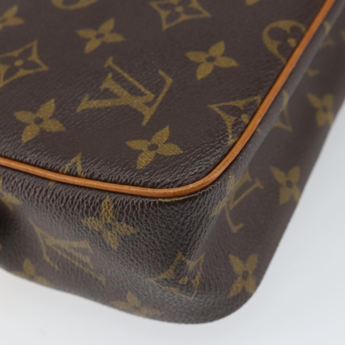 LOUIS VUITTON Monogram Compiegne 23 Clutch Bag M51847 LV Auth gh1702