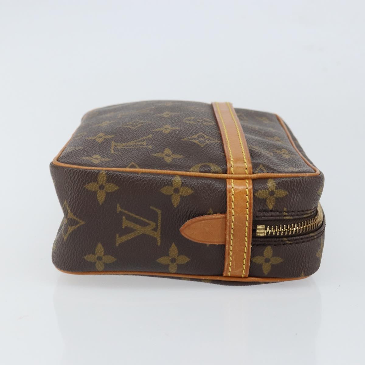 LOUIS VUITTON Monogram Compiegne 23 Clutch Bag M51847 LV Auth gh1702