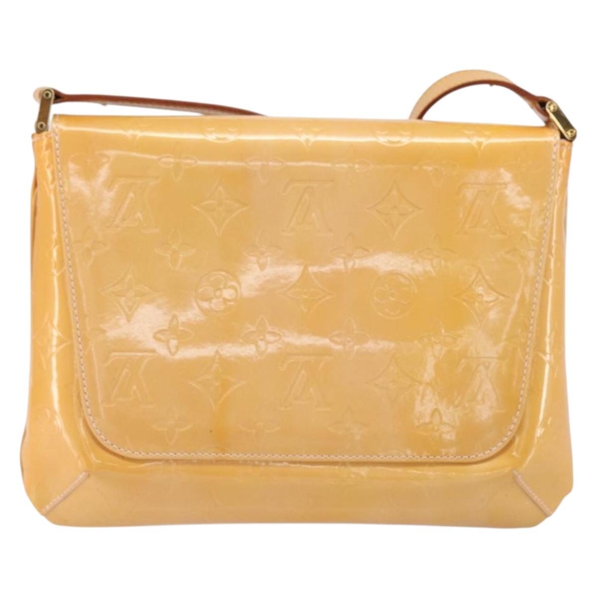 LOUIS VUITTON Vernis Thompson Street Bag Marshmallow Pink M91070 LV Auth gh1717