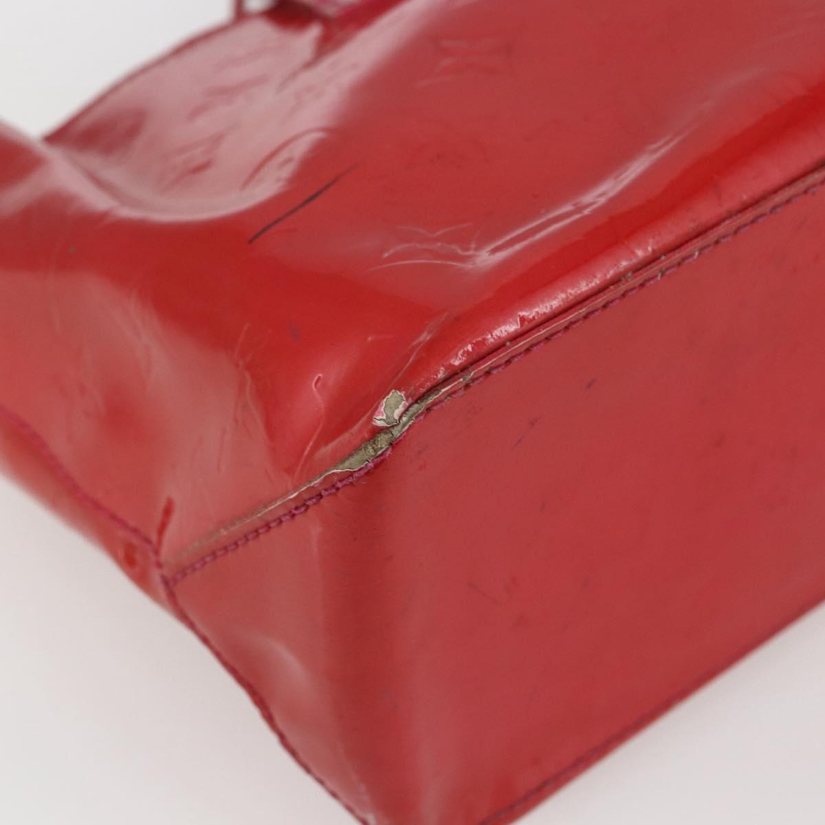 LOUIS VUITTON Monogram Vernis Wilshire PM Hand Bag Rose Pop M93643 Auth gh1742