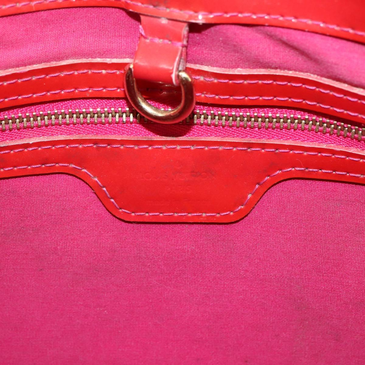 LOUIS VUITTON Monogram Vernis Wilshire PM Hand Bag Rose Pop M93643 Auth gh1742