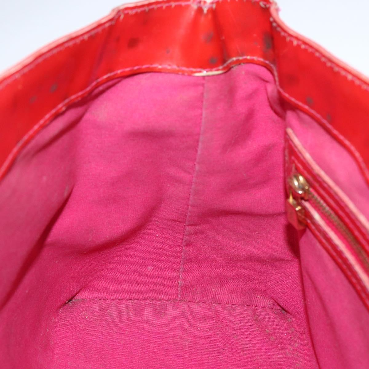 LOUIS VUITTON Monogram Vernis Wilshire PM Hand Bag Rose Pop M93643 Auth gh1742