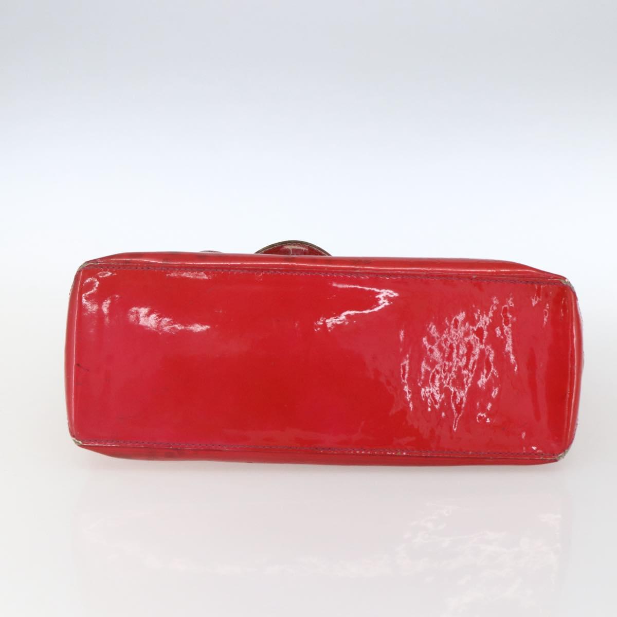 LOUIS VUITTON Monogram Vernis Wilshire PM Hand Bag Rose Pop M93643 Auth gh1742