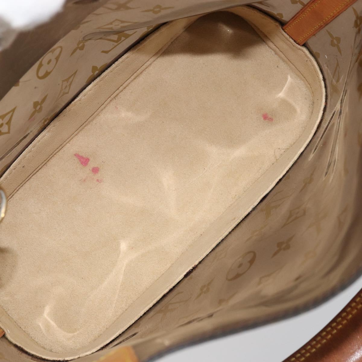 LOUIS VUITTON Monogram Vinyl Cava Amble PM Tote Bag Brown M92502 LV Auth gh1744