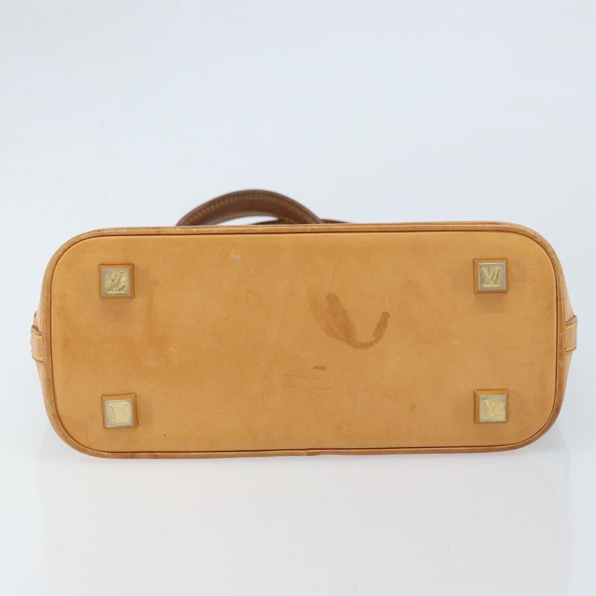 LOUIS VUITTON Monogram Vinyl Cava Amble PM Tote Bag Brown M92502 LV Auth gh1744