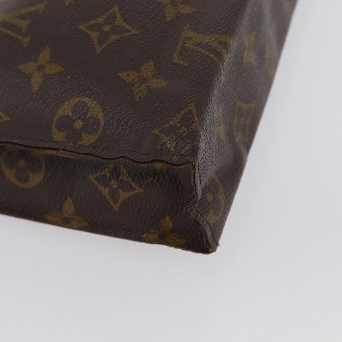LOUIS VUITTON Monogram Poche Toilette 26 Pouch M47542 LV Auth gh1769