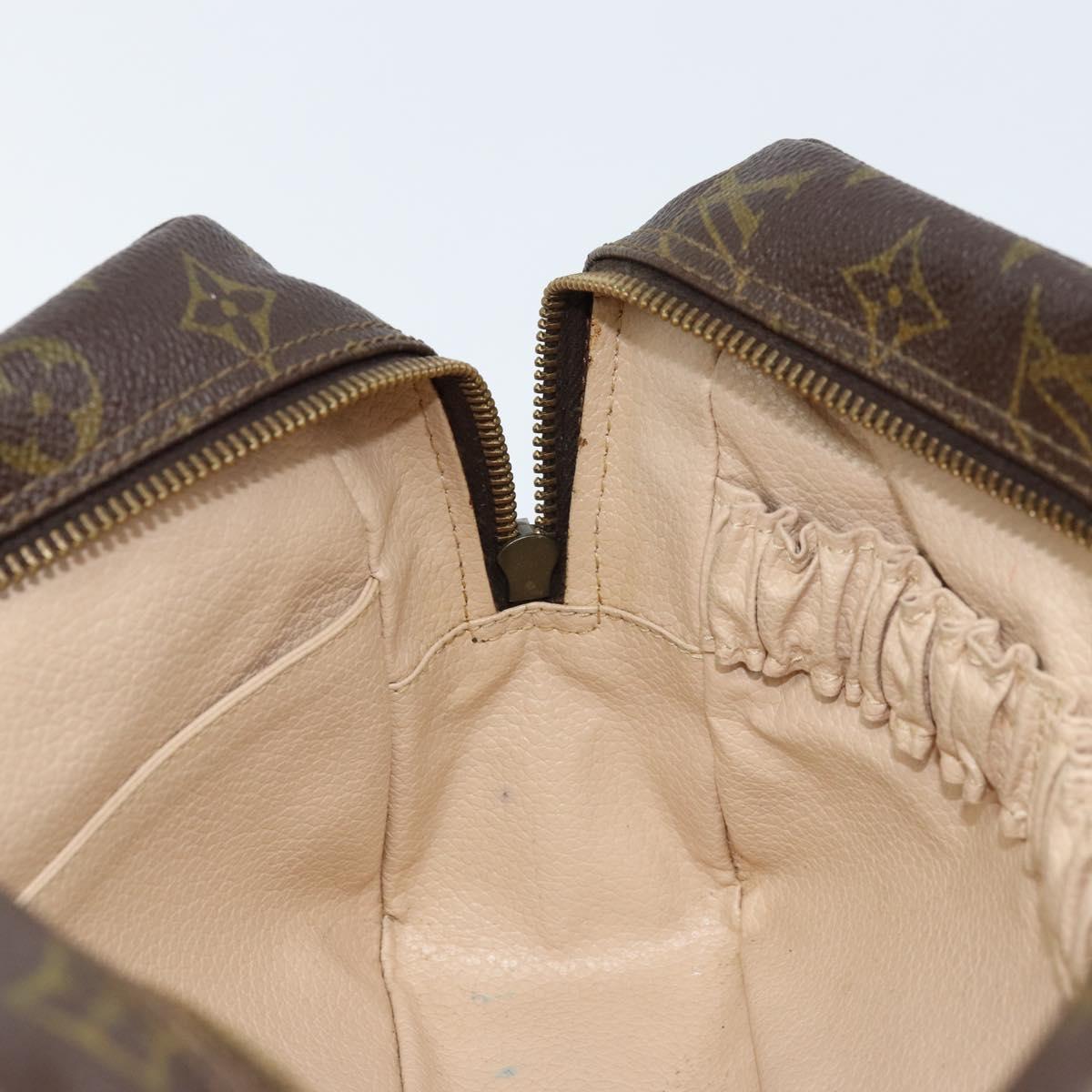LOUIS VUITTON Monogram Trousse Toilette 28 Clutch Bag M47522 LV Auth gh1770