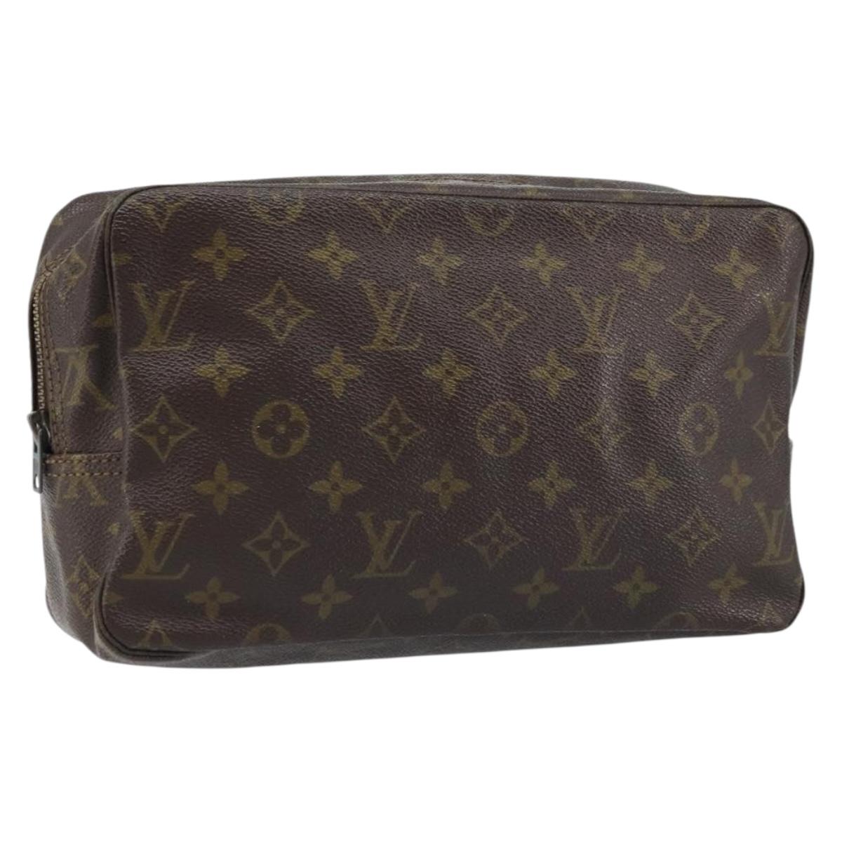 LOUIS VUITTON Monogram Trousse Toilette 28 Clutch Bag M47522 LV Auth gh1770