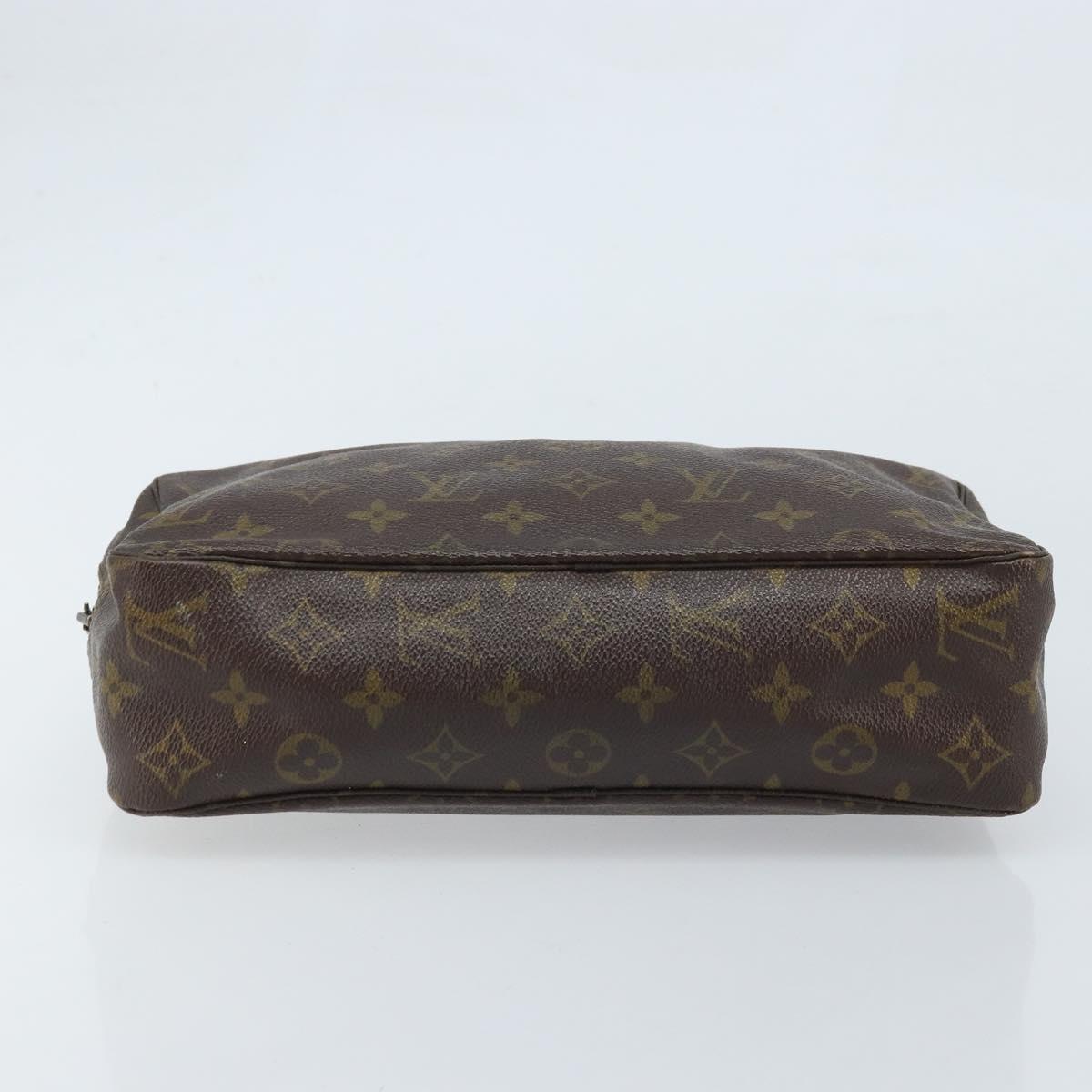 LOUIS VUITTON Monogram Trousse Toilette 28 Clutch Bag M47522 LV Auth gh1770