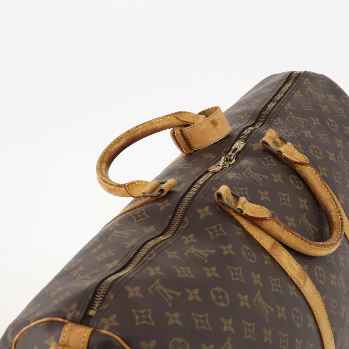LOUIS VUITTON Monogram Keepall Bandouliere 60 Boston Bag M41412 LV Auth gh1774
