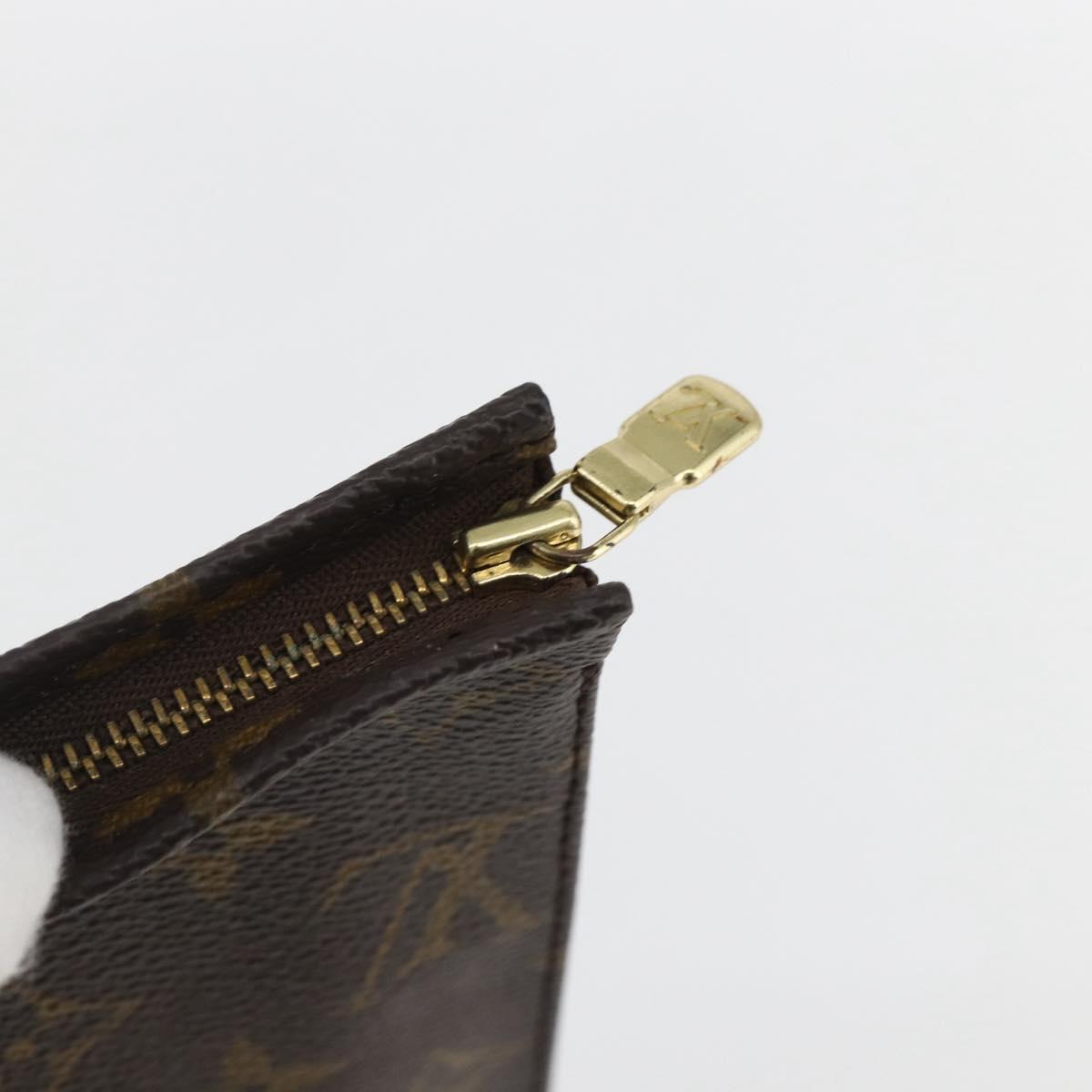 LOUIS VUITTON Monogram Poche Toilette 19 Pouch M47544 LV Auth gh1777