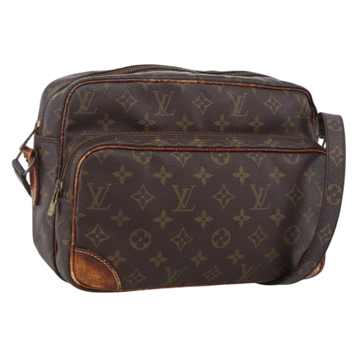 LOUIS VUITTON Monogram Nile Shoulder Bag M45244 LV Auth gh1792