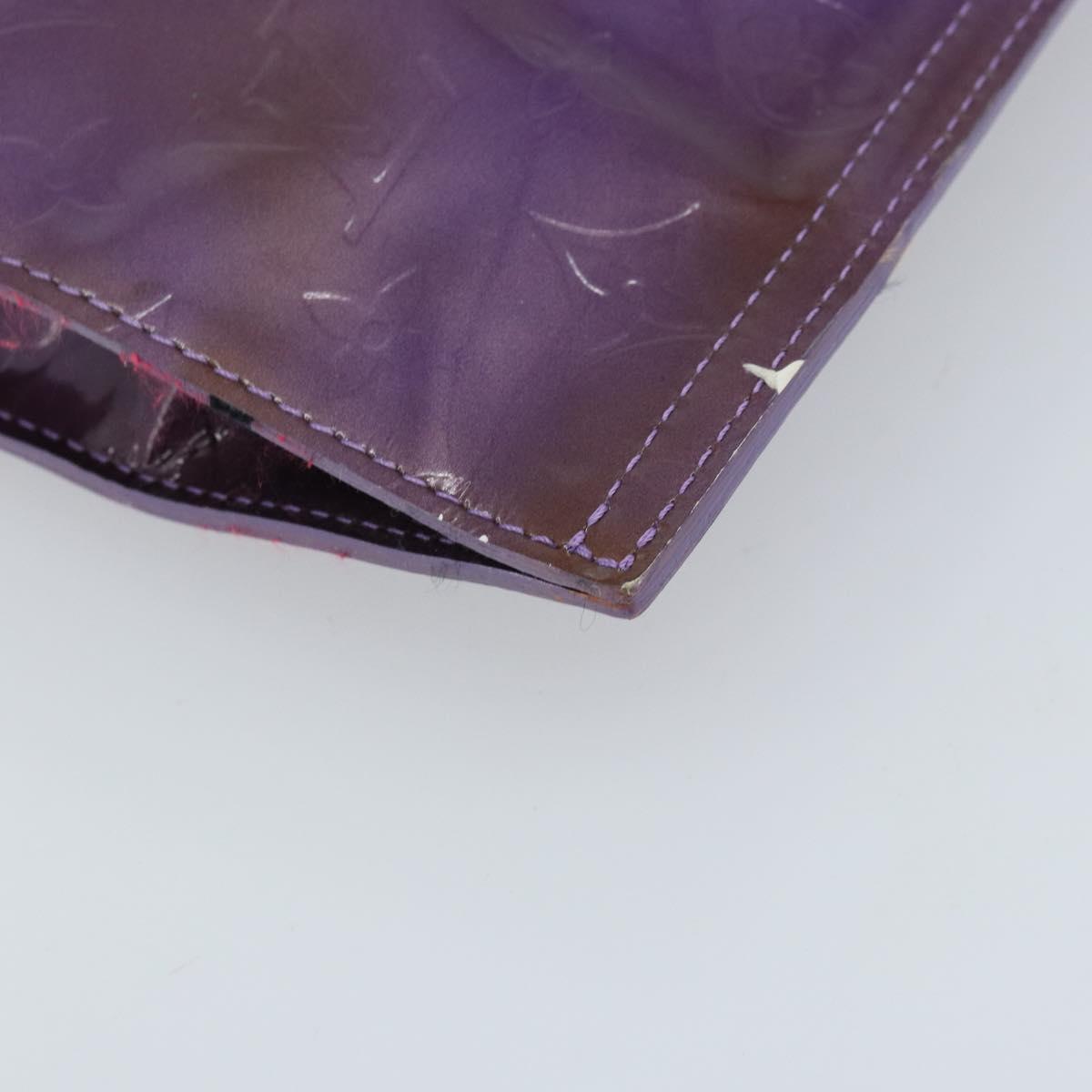 LOUIS VUITTON Monogram Vernis Stanton Tote Bag Purple Viole M91079 Auth gh1795