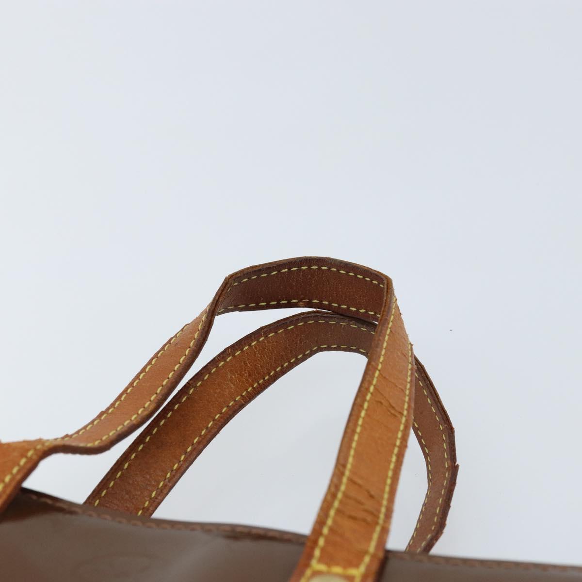 LOUIS VUITTON Monogram Vernis Reade PM Hand Bag Bronze M91146 LV Auth gh1803