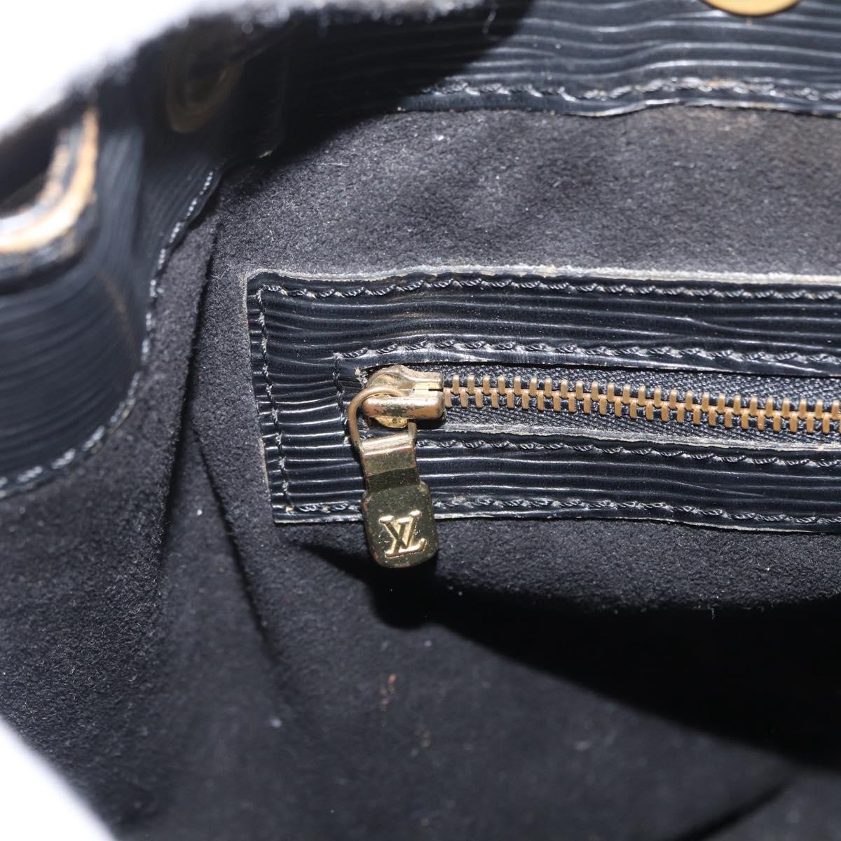 LOUIS VUITTON Epi Petit Noe Shoulder Bag Black M44102 LV Auth gh1817