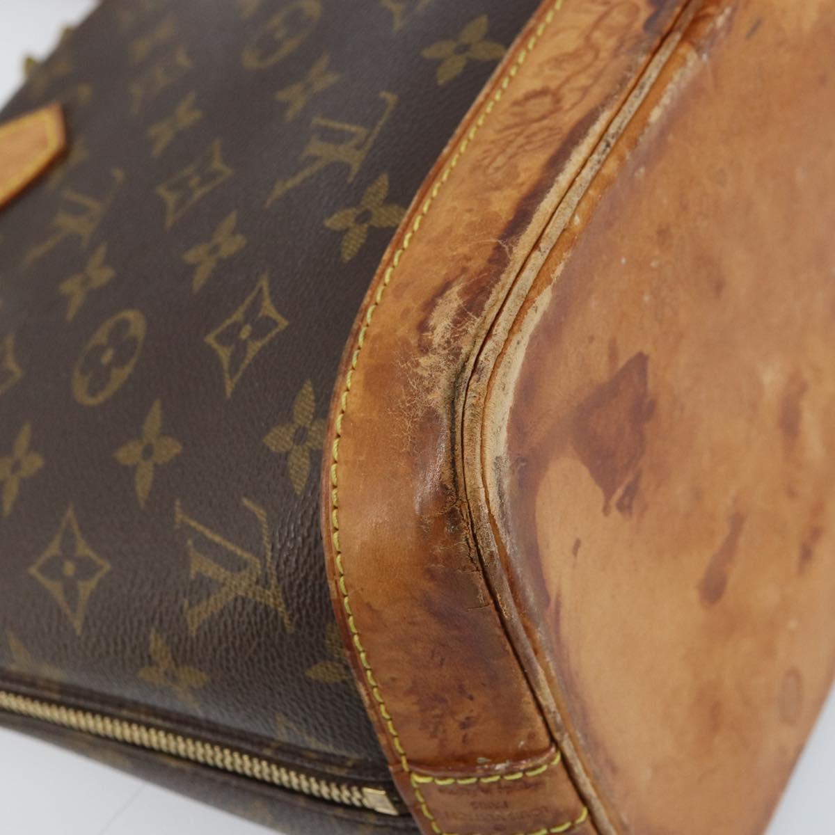 LOUIS VUITTON Monogram Alma Hand Bag M51130 LV Auth gh1819