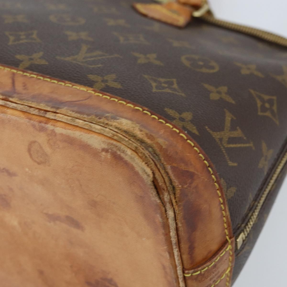 LOUIS VUITTON Monogram Alma Hand Bag M51130 LV Auth gh1819