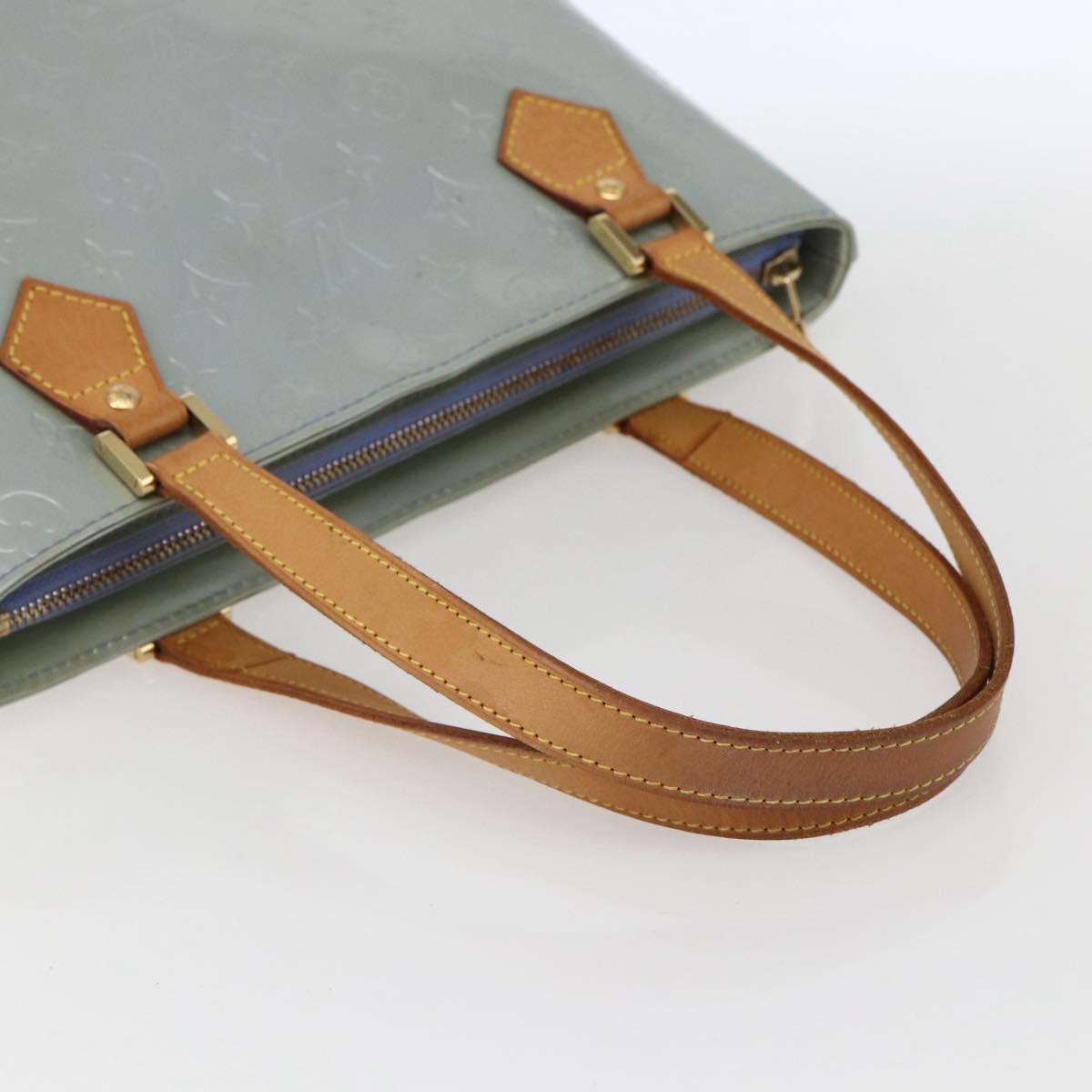 LOUIS VUITTON Monogram Vernis Houston Hand Bag Lavande M91218 LV Auth gh1820