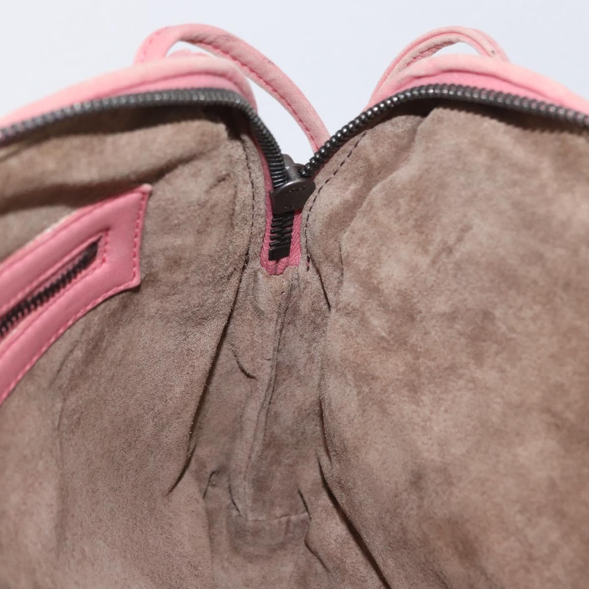 BOTTEGA VENETA INTRECCIATO Shoulder Bag Leather Pink 245354 Auth gh1823