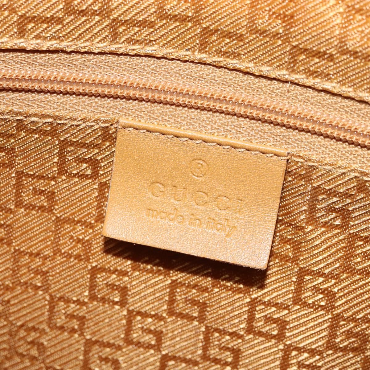 GUCCI Shoulder Bag Suede Pink Gold 001 3386 1705 Auth gh1825
