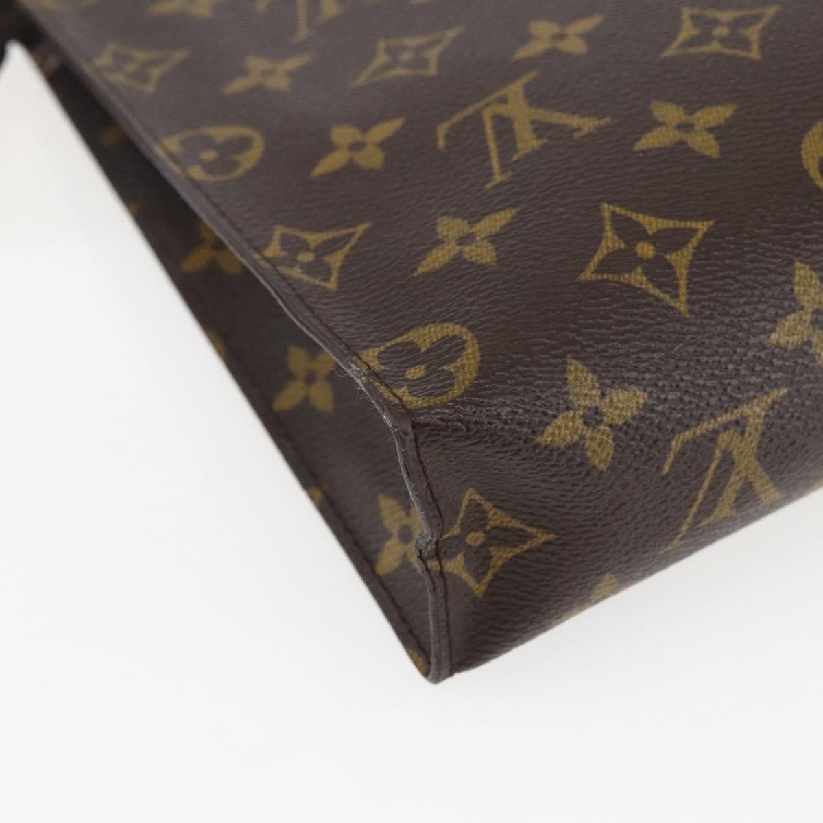 LOUIS VUITTON Monogram Poche Toilette 26 Pouch M47542 LV Auth gh1841