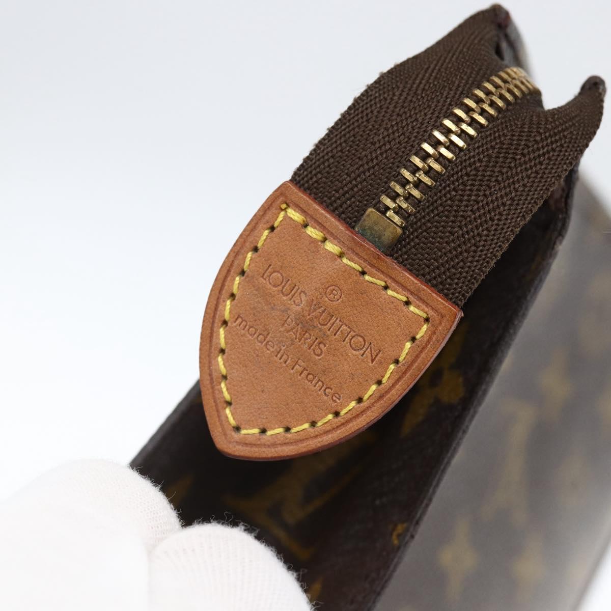 LOUIS VUITTON Monogram Poche Toilette 26 Pouch M47542 LV Auth gh1841