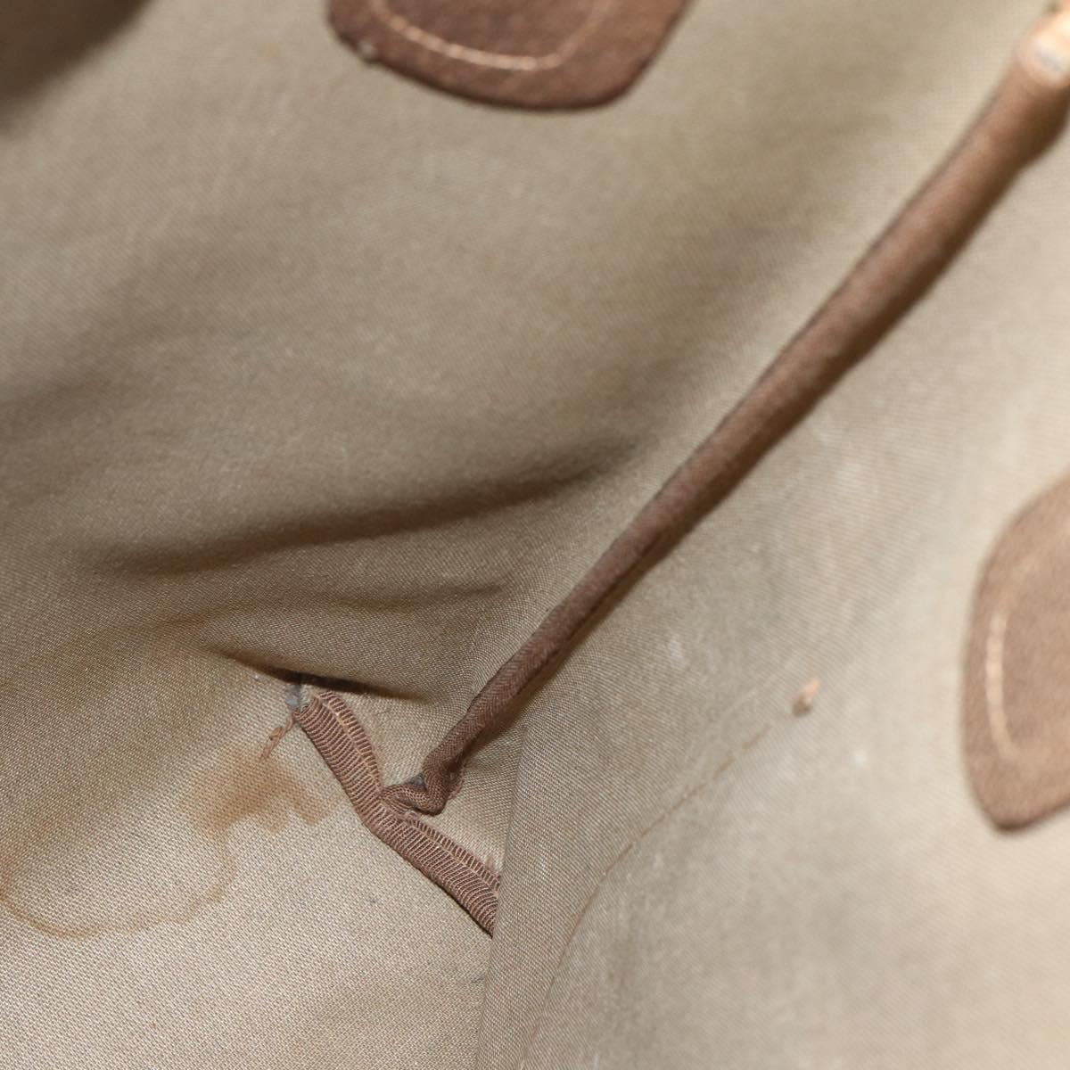 GUCCI GG Supreme Web Sherry Line Tote Bag PVC Beige Gold 40 02 003 Auth gh1843