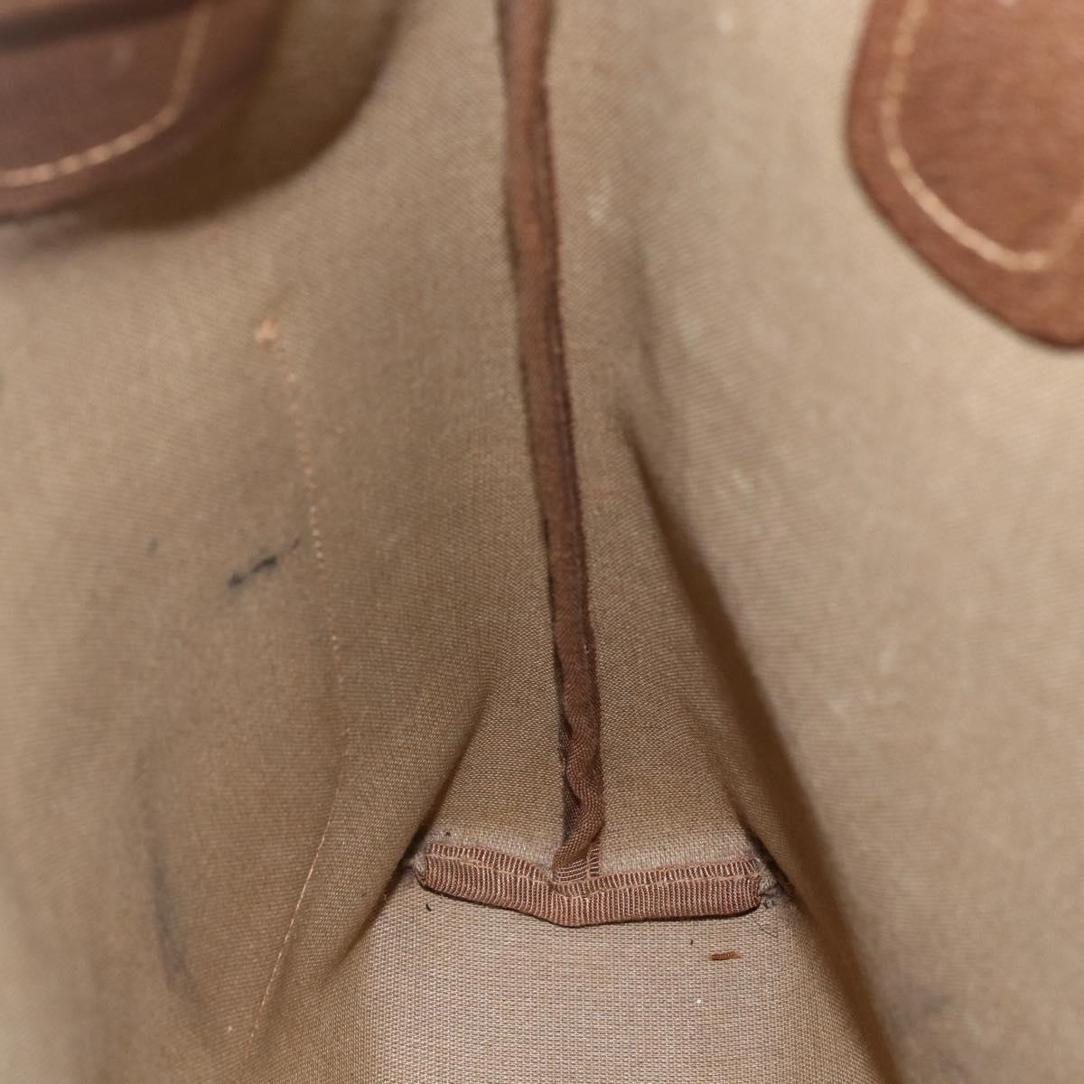 GUCCI GG Supreme Web Sherry Line Tote Bag PVC Beige Gold 40 02 003 Auth gh1843