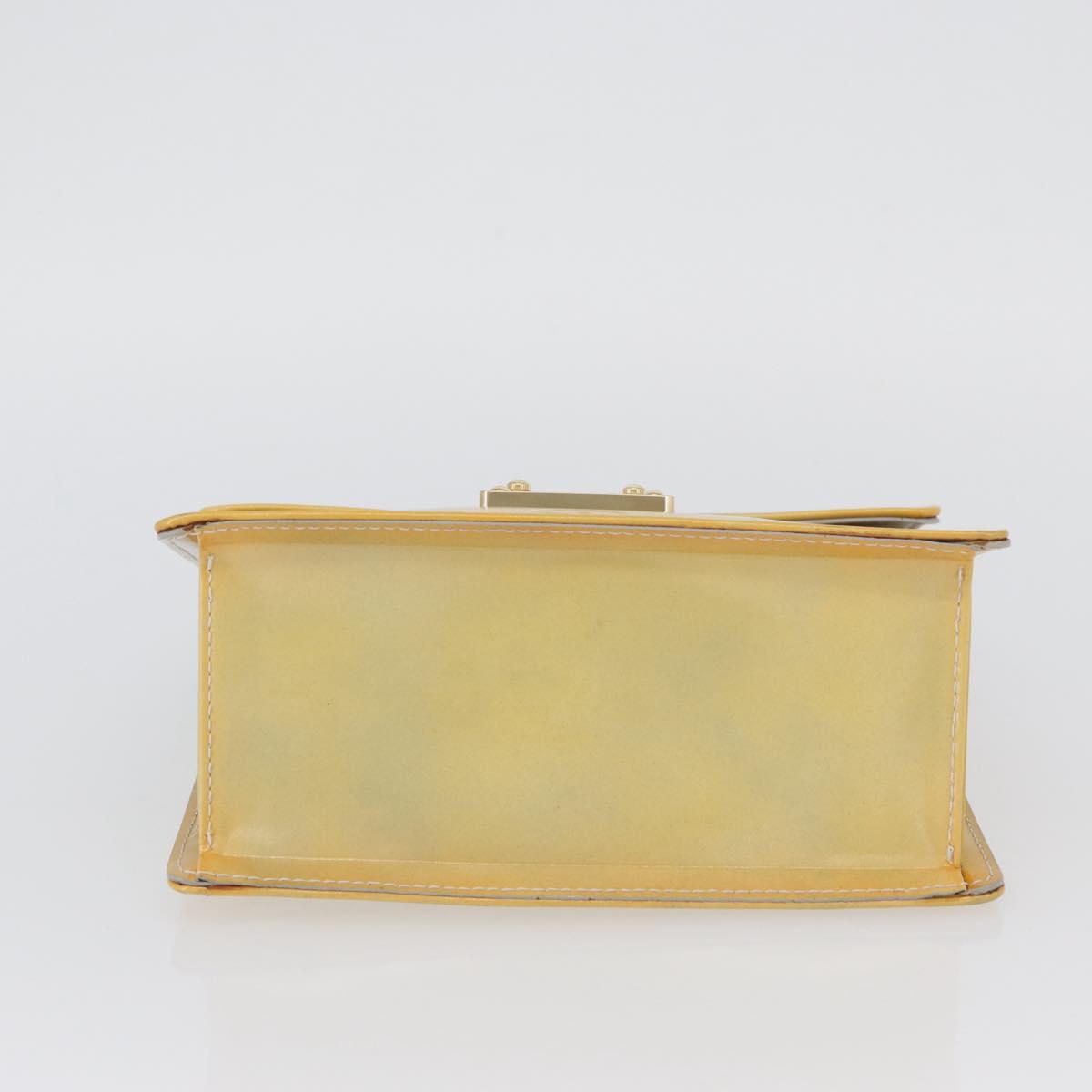 LOUIS VUITTON Monogram Vernis Spring Street Hand Bag Gris M91029 LV Auth gh1868