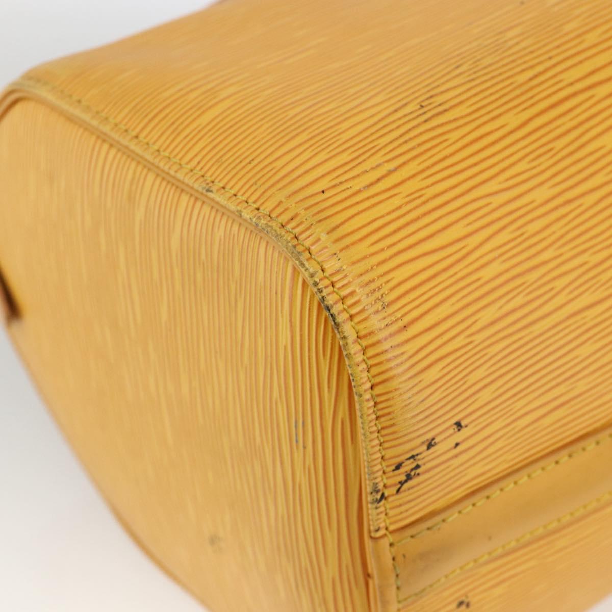 LOUIS VUITTON Epi Speedy 25 Hand Bag Tassili Yellow M43019 LV Auth gh1870
