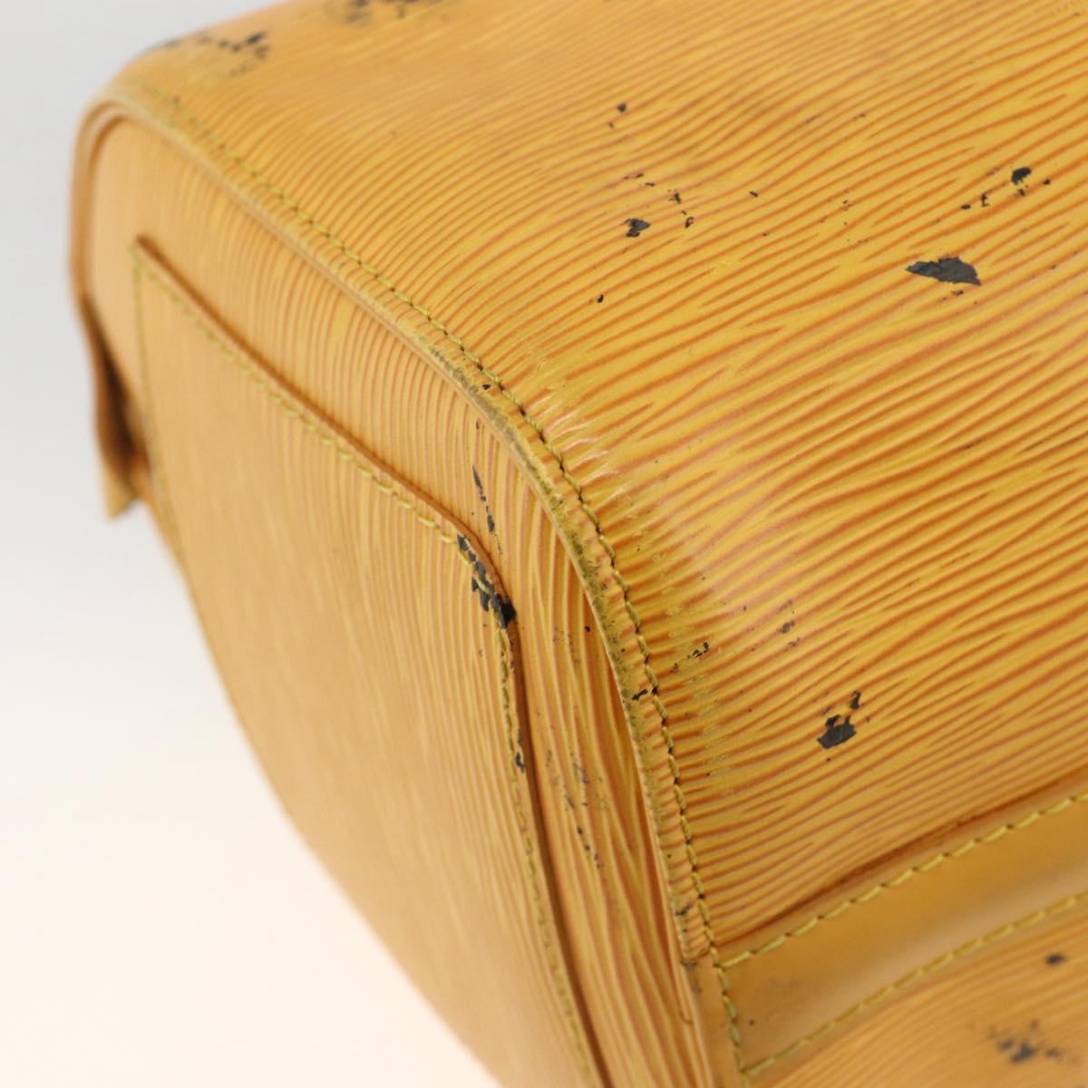 LOUIS VUITTON Epi Speedy 25 Hand Bag Tassili Yellow M43019 LV Auth gh1870