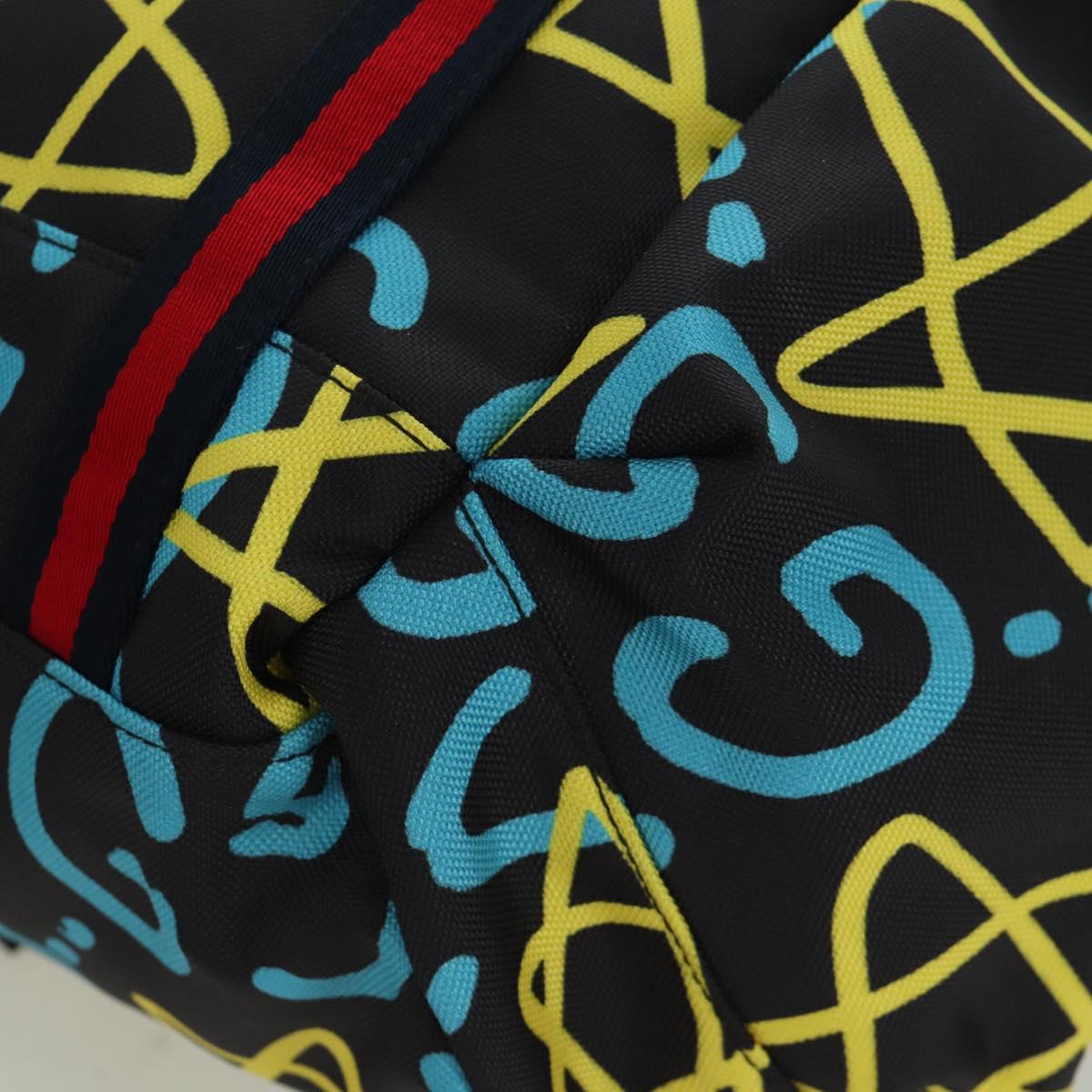 GUCCI Gucci Ghost Sherry Line Backpack Canvas Multicolor 429037 Auth gh1884M