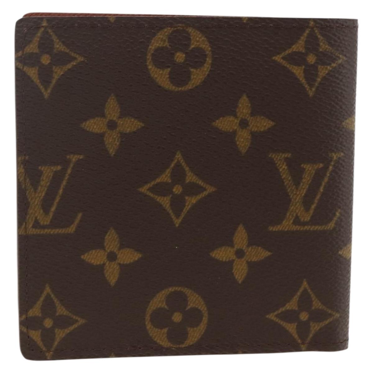 LOUIS VUITTON Monogram Portefeuille Marco Bifold Wallet M61675 LV Auth gh1887