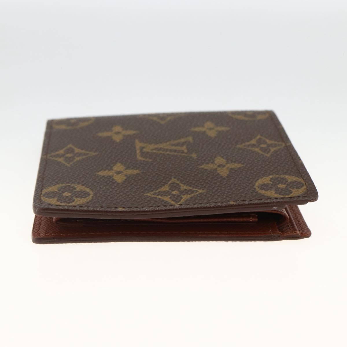 LOUIS VUITTON Monogram Portefeuille Marco Bifold Wallet M61675 LV Auth gh1887