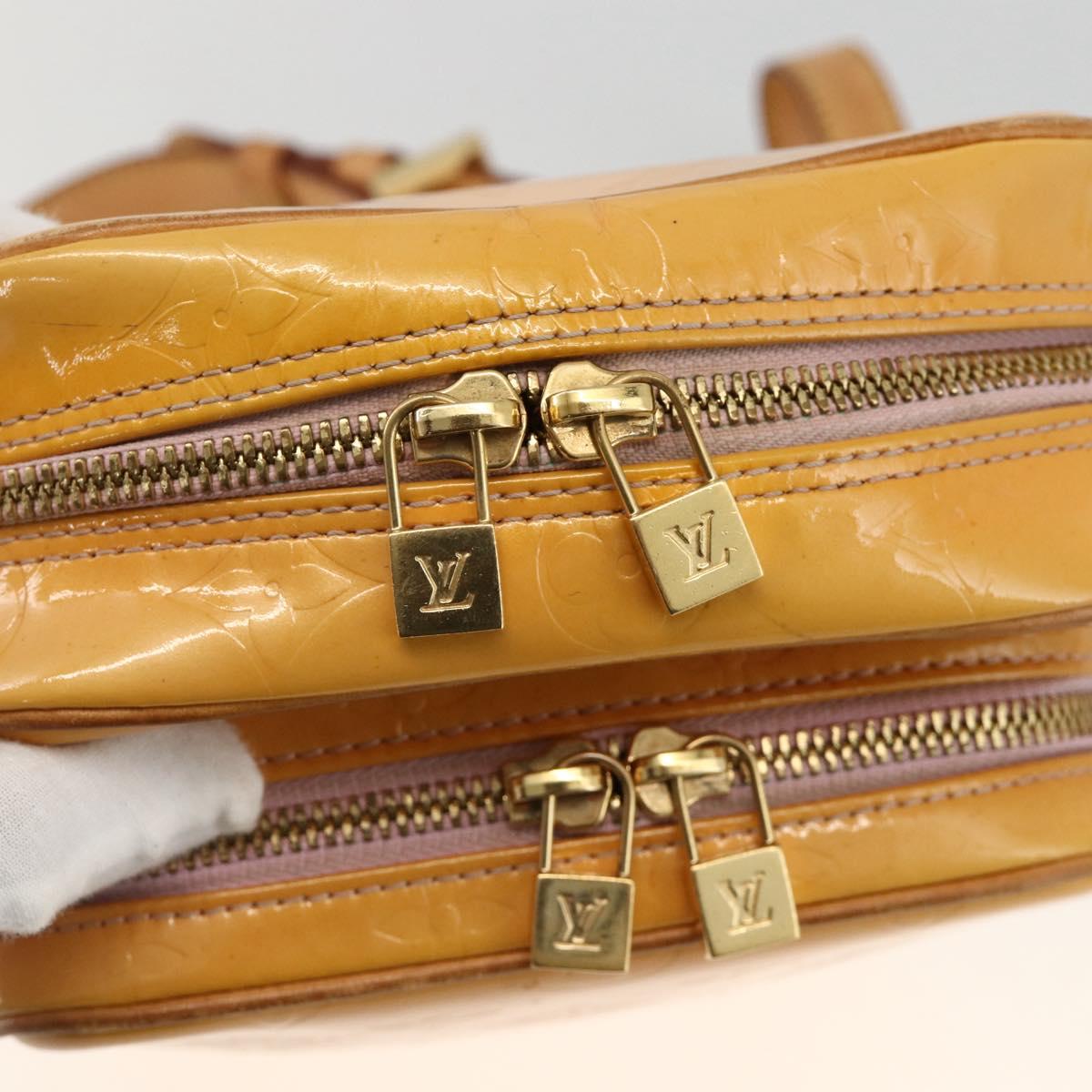 LOUIS VUITTON Monogram Vernis Wooster Bag Marshmallow Pink M91037 LV Auth gh1900