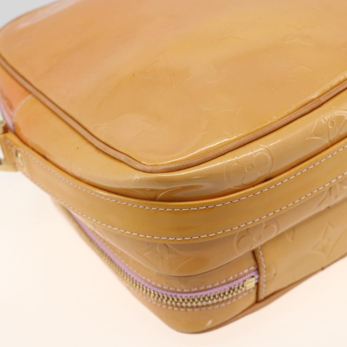 LOUIS VUITTON Monogram Vernis Wooster Bag Marshmallow Pink M91037 LV Auth gh1901