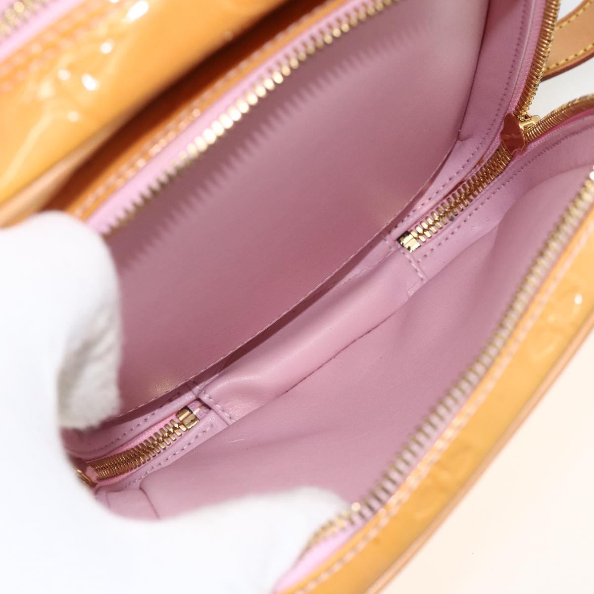 LOUIS VUITTON Monogram Vernis Wooster Bag Marshmallow Pink M91037 LV Auth gh1901