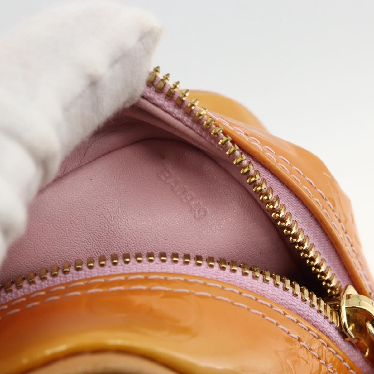 LOUIS VUITTON Monogram Vernis Wooster Bag Marshmallow Pink M91037 LV Auth gh1901