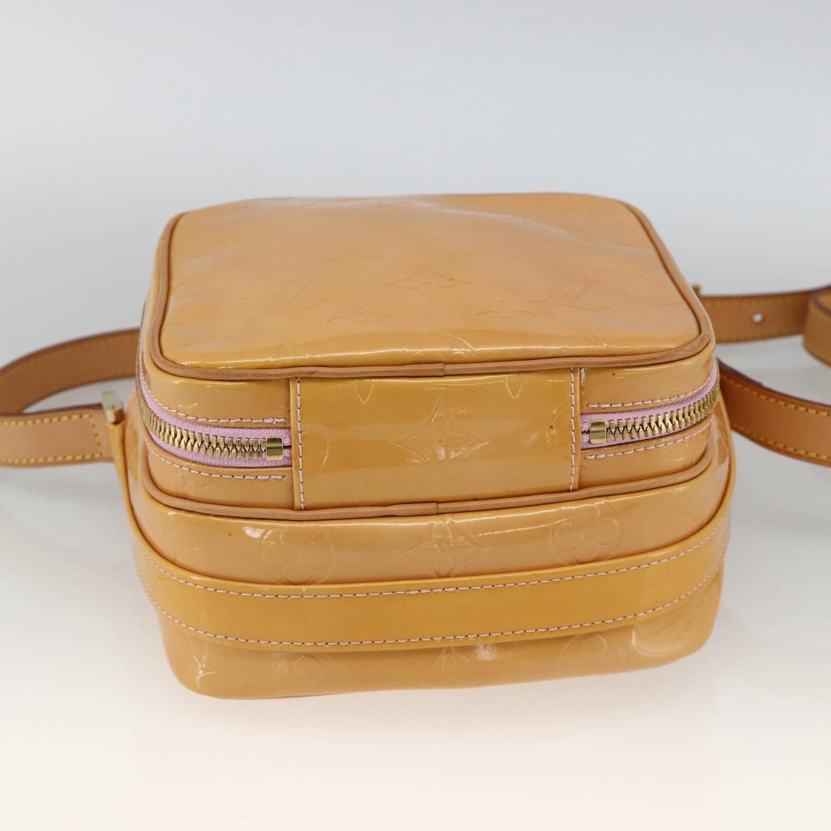 LOUIS VUITTON Monogram Vernis Wooster Bag Marshmallow Pink M91037 LV Auth gh1901