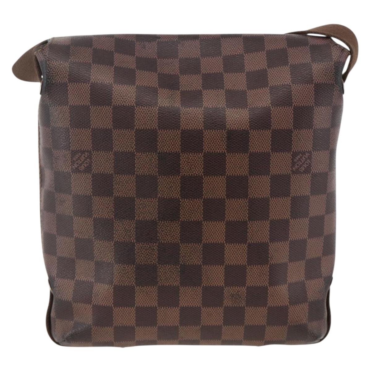 LOUIS VUITTON Damier Ebene Brooklyn PM Shoulder Bag N51210 LV Auth gh1904