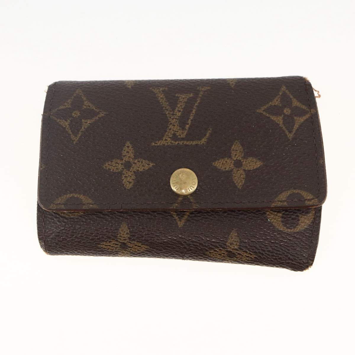 LOUIS VUITTON Monogram Damier Ebene Wallet 4 Set LV Auth gh1956