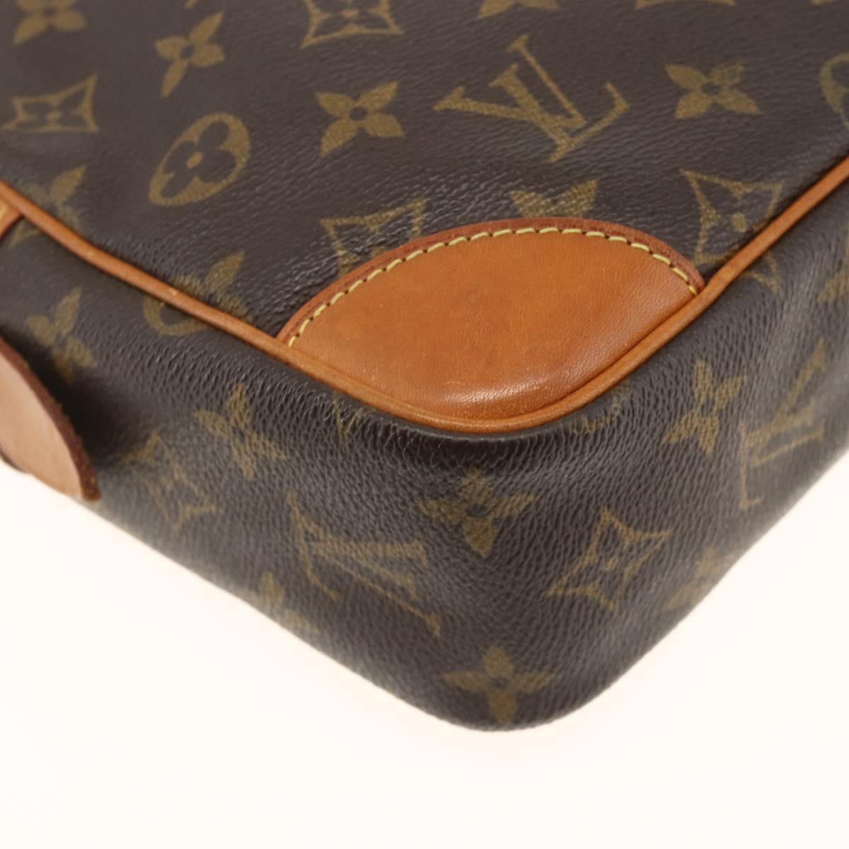 LOUIS VUITTON Monogram Compiegne 28 Clutch Bag M51845 LV Auth gh1962