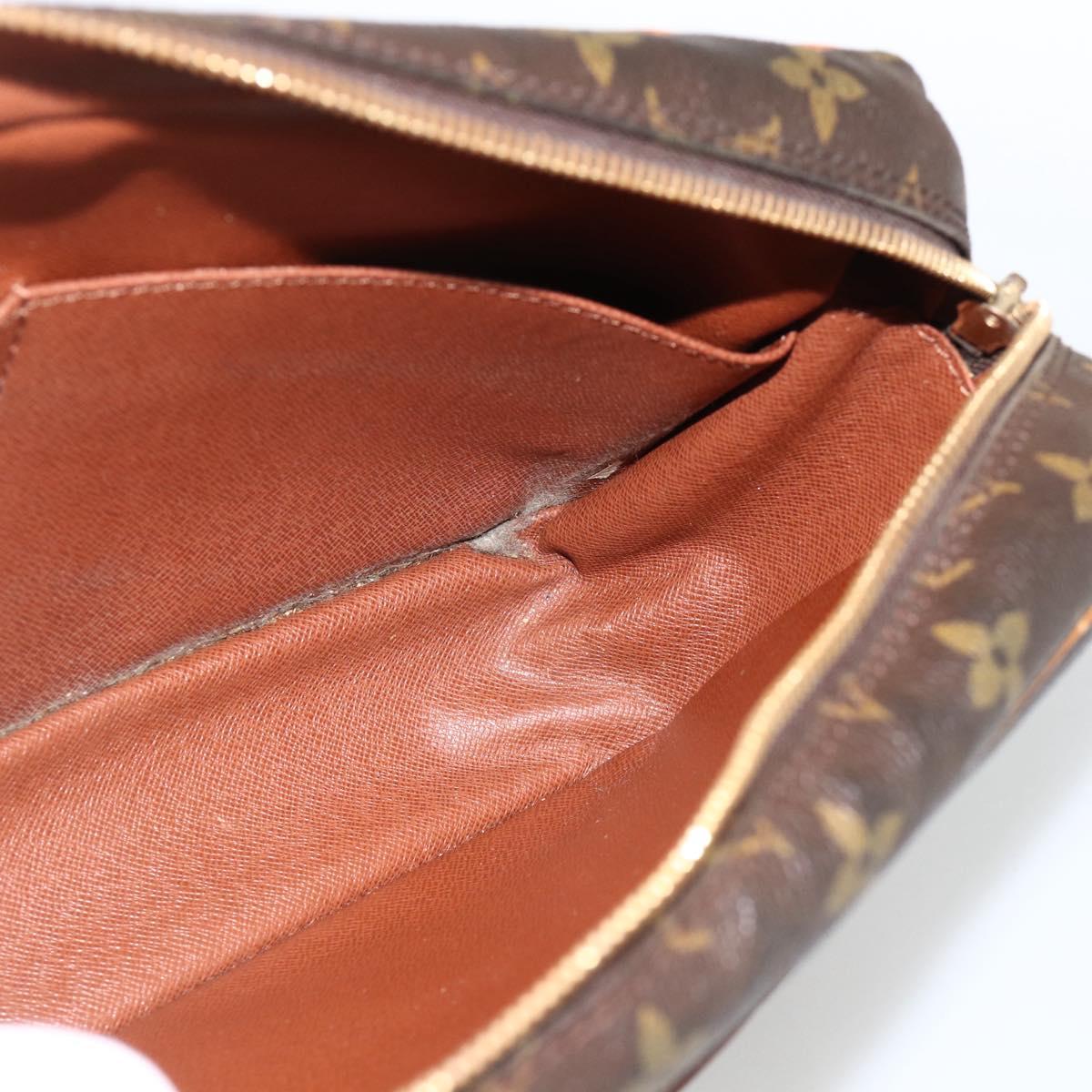 LOUIS VUITTON Monogram Compiegne 28 Clutch Bag M51845 LV Auth gh1962