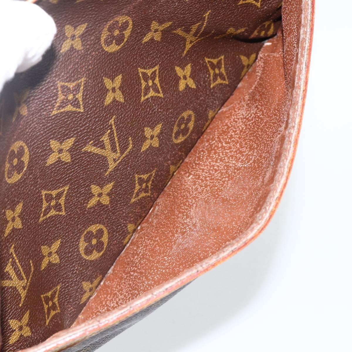 LOUIS VUITTON Monogram Compiegne 28 Clutch Bag M51845 LV Auth gh1962