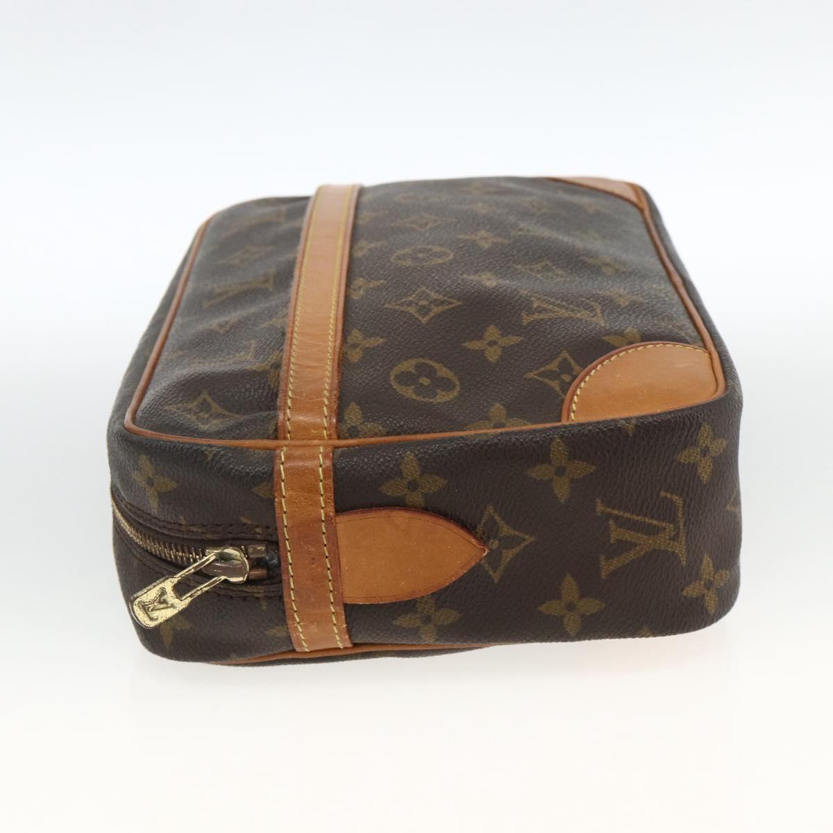 LOUIS VUITTON Monogram Compiegne 28 Clutch Bag M51845 LV Auth gh1962
