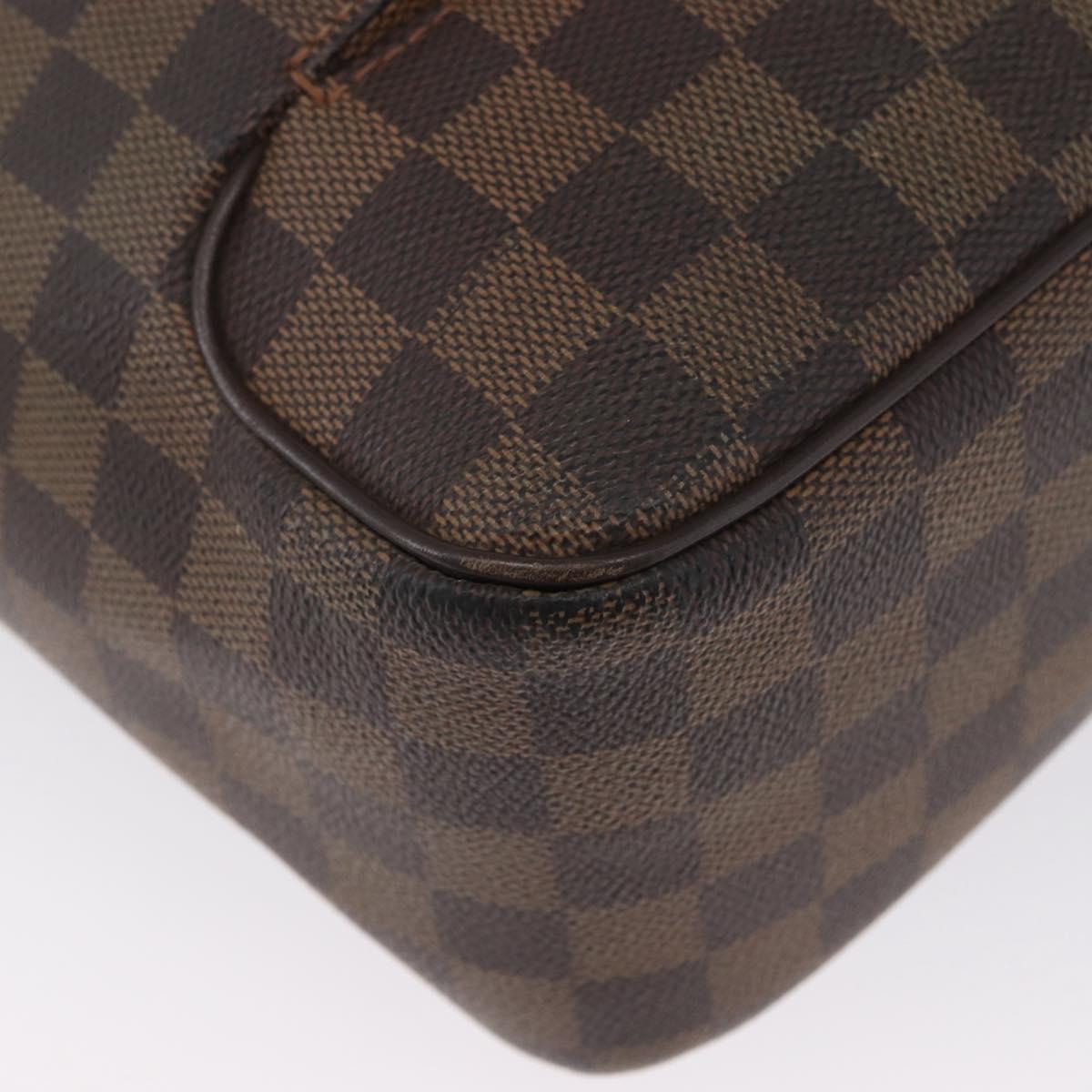 LOUIS VUITTON Damier Ebene Olaf MM Shoulder Bag N41441 LV Auth gh2004
