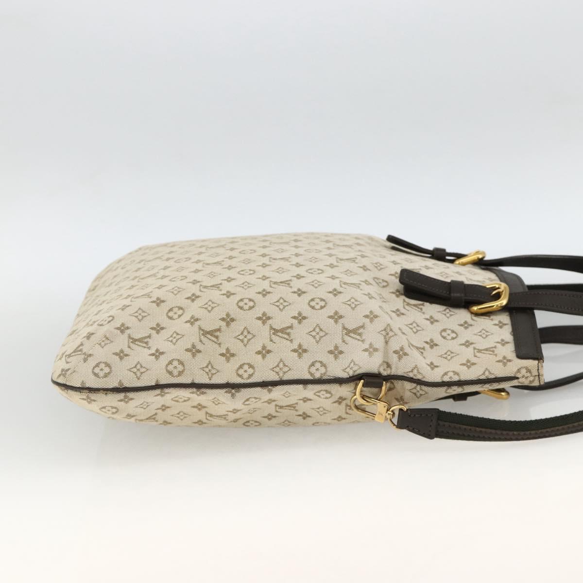 LOUIS VUITTON Monogram Mini Françoise Tote Bag 2way Khaki M92209 LV Auth gh2019
