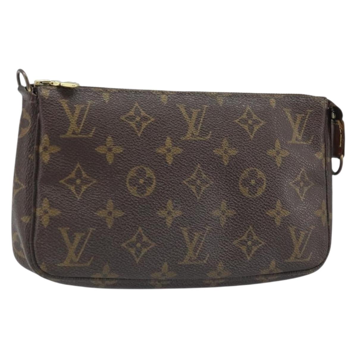 LOUIS VUITTON Monogram Pochette Accessoires Pouch M51980 LV Auth gh2020