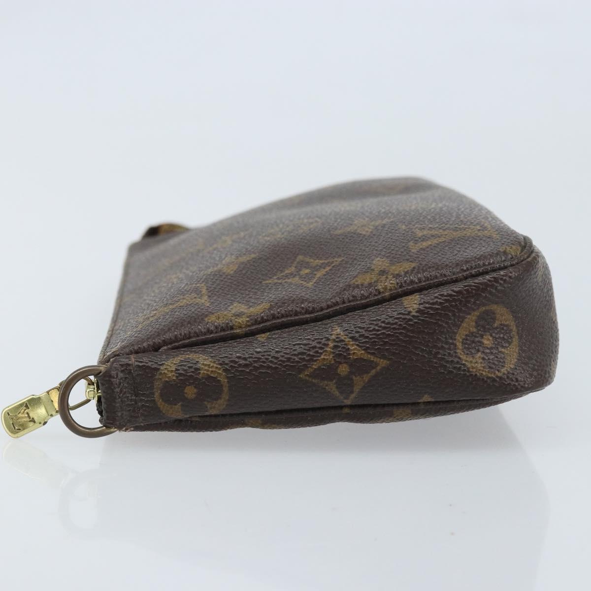LOUIS VUITTON Monogram Pochette Accessoires Pouch M51980 LV Auth gh2020