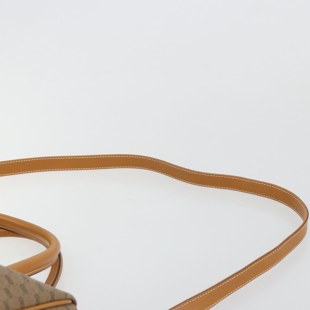 GUCCI Micro GG Supreme Hand Bag PVC Beige Gold 002 104 0033 Auth gh2038